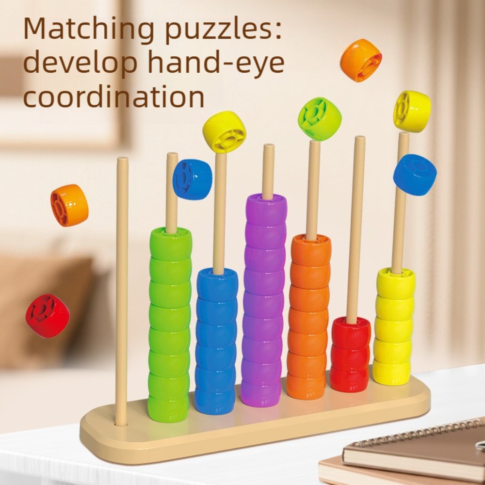 Abacus Counting Bead - Bead Matching Children's Puzzle Toy-Math Counting