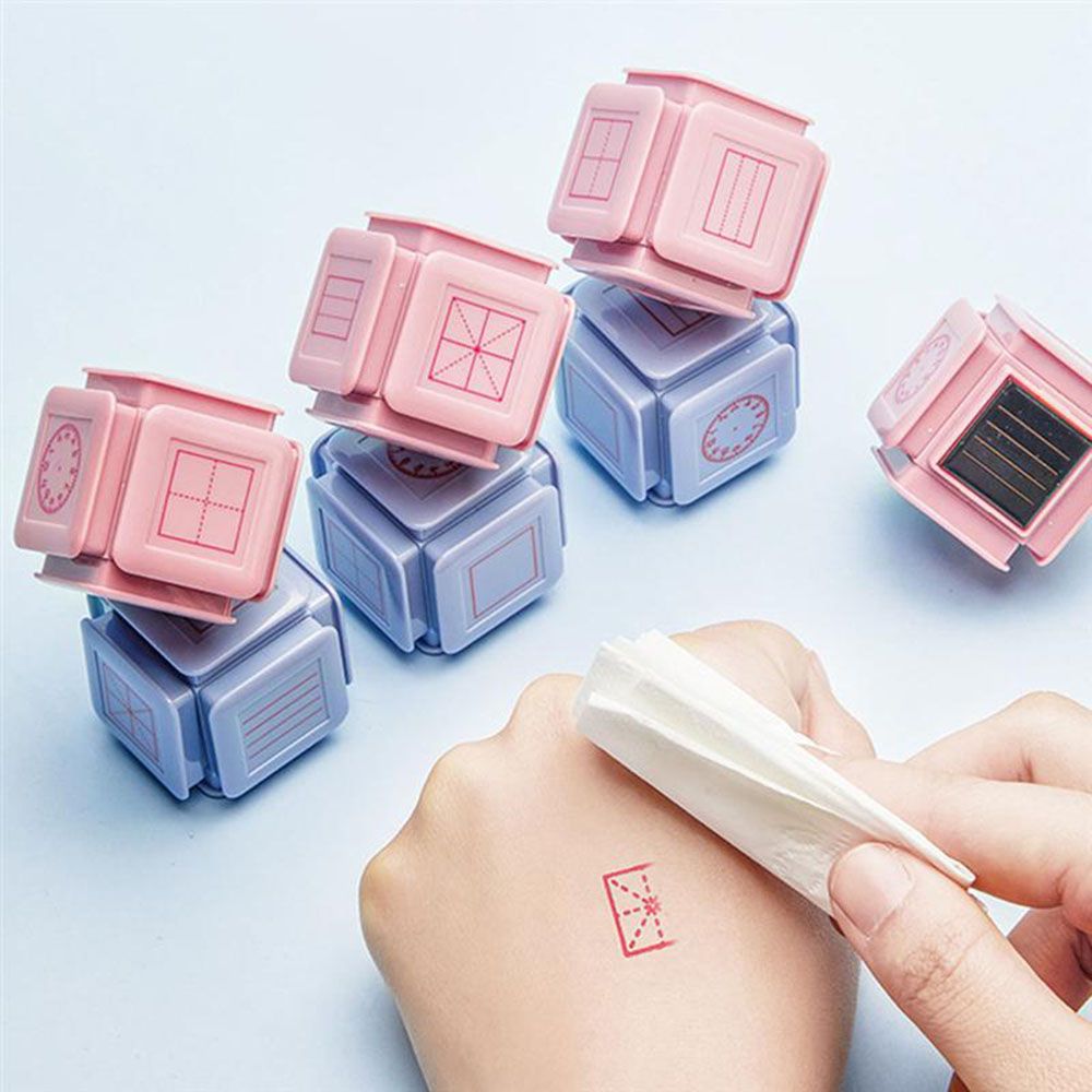 Kids Early Education - Kids Educational Stamper Six-Side Seal Stamp