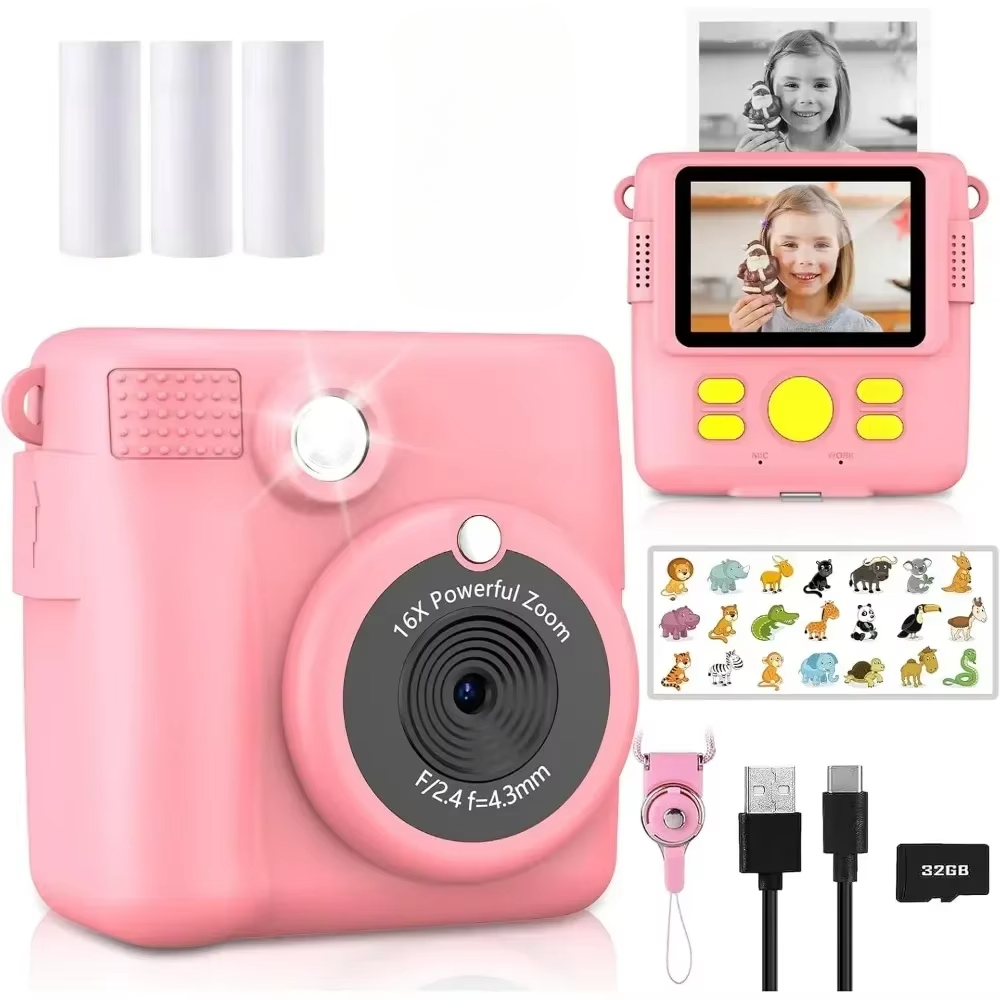 Kids Physical Education Videos - Instant Print Camera for Kids, Camera
