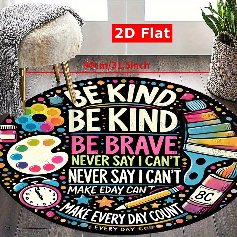 Be Kind Be Brave Motivational  - School Kids Education Quotes ulasan dan harga
