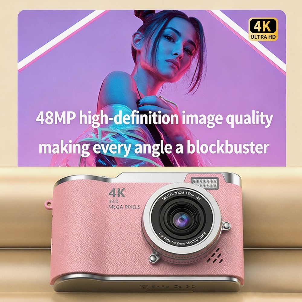 Portable 4K CCD Digital Camera - Kids Physical Education Videos ulasan dan harga