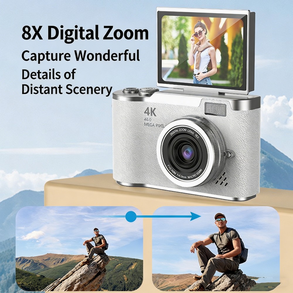 Portable 4K CCD Digital Camera - Kids Physical Education Videos ulasan dan harga