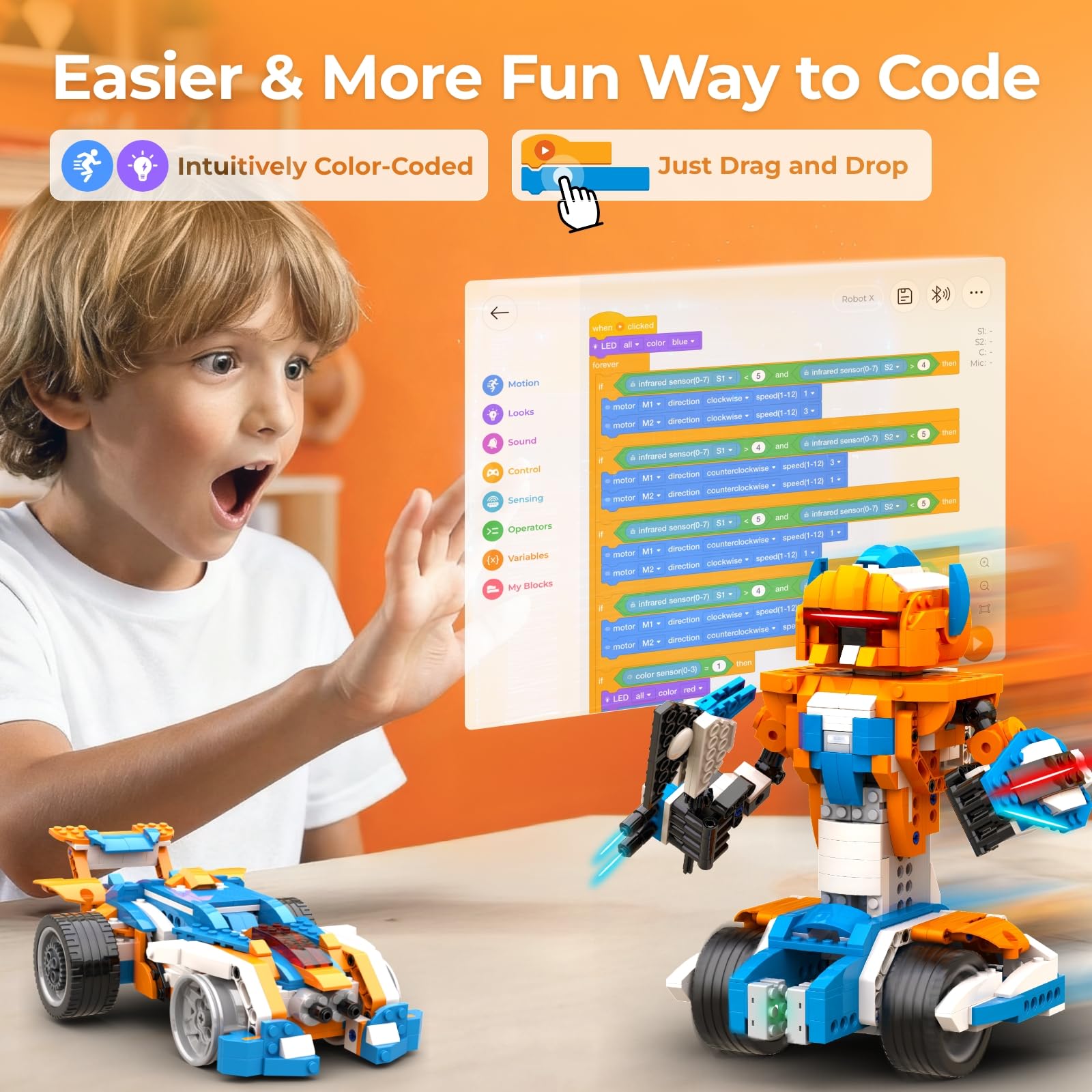 Apitor Robot X Building Kit 12 - Kids Education Free App ulasan dan harga