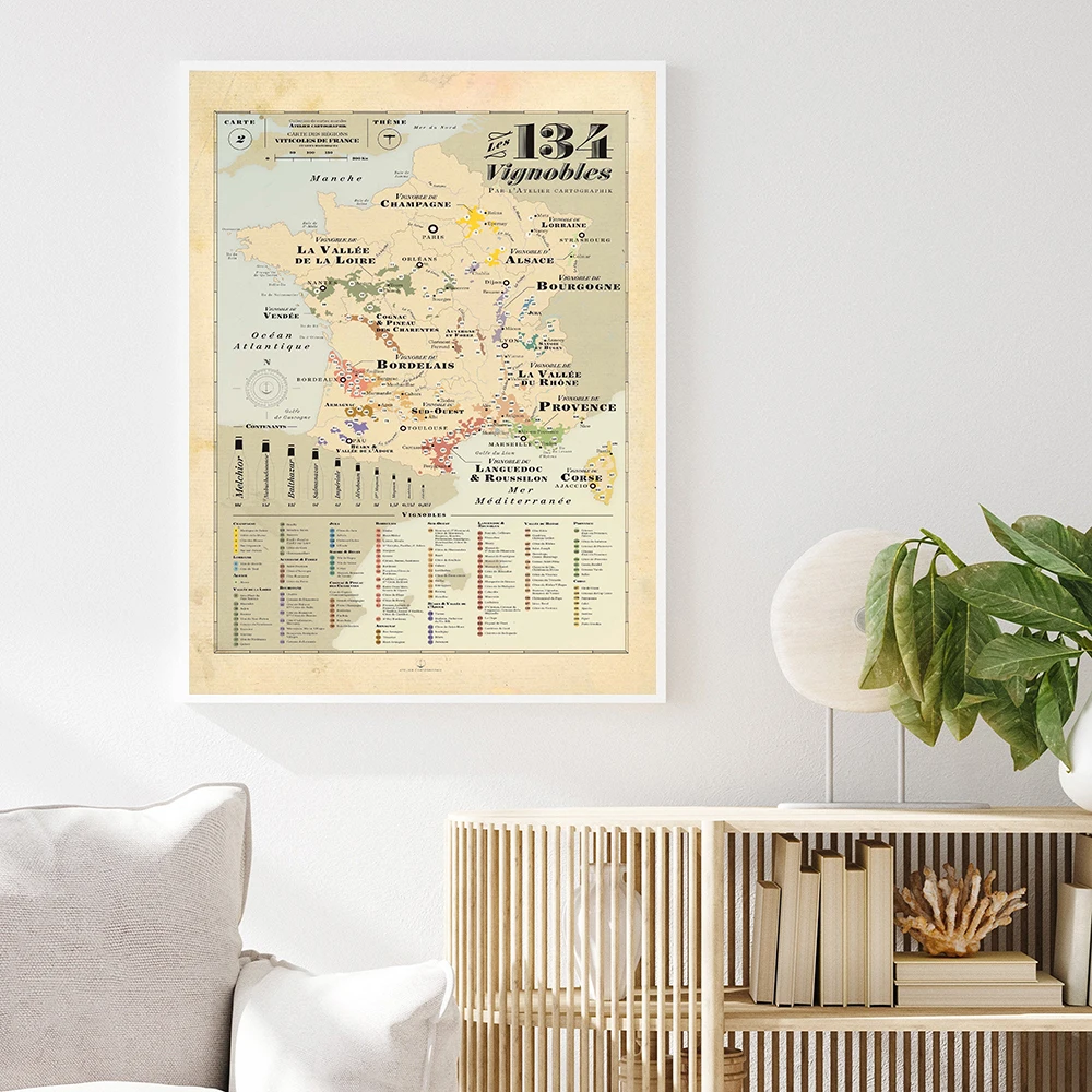 Retro Map Europe City Vines Ma - School Kids Education Quotes ulasan dan harga