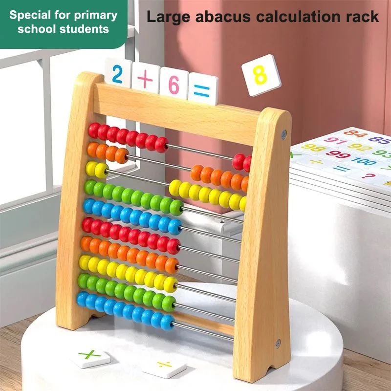 Wooden Counting Toy Abacus Mon - Abacus Counting Bead ulasan dan harga