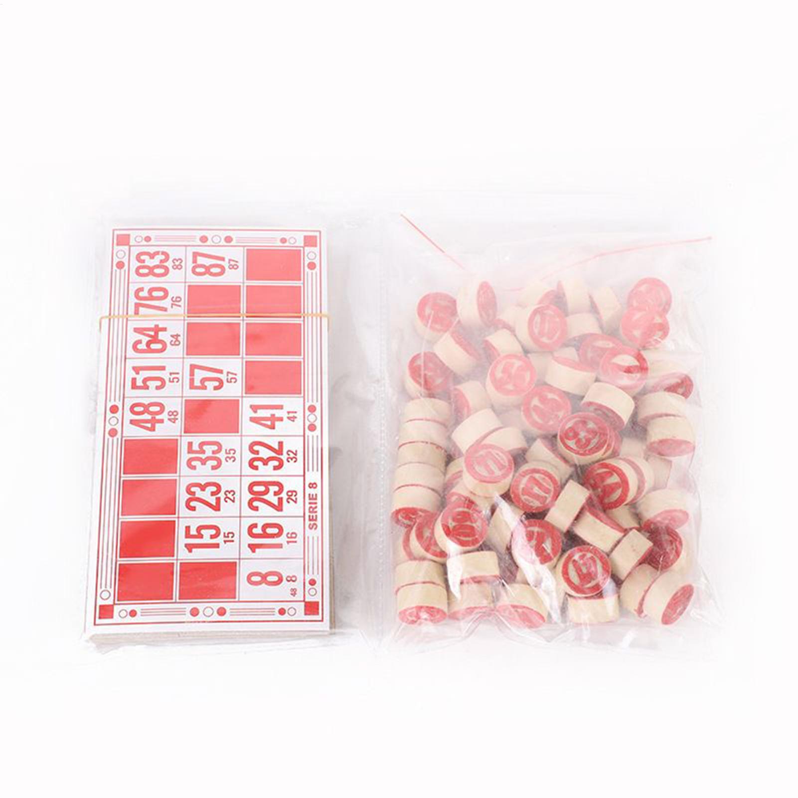 Bingo Game Wooden Funny Educat - Kids Education Group ulasan dan harga