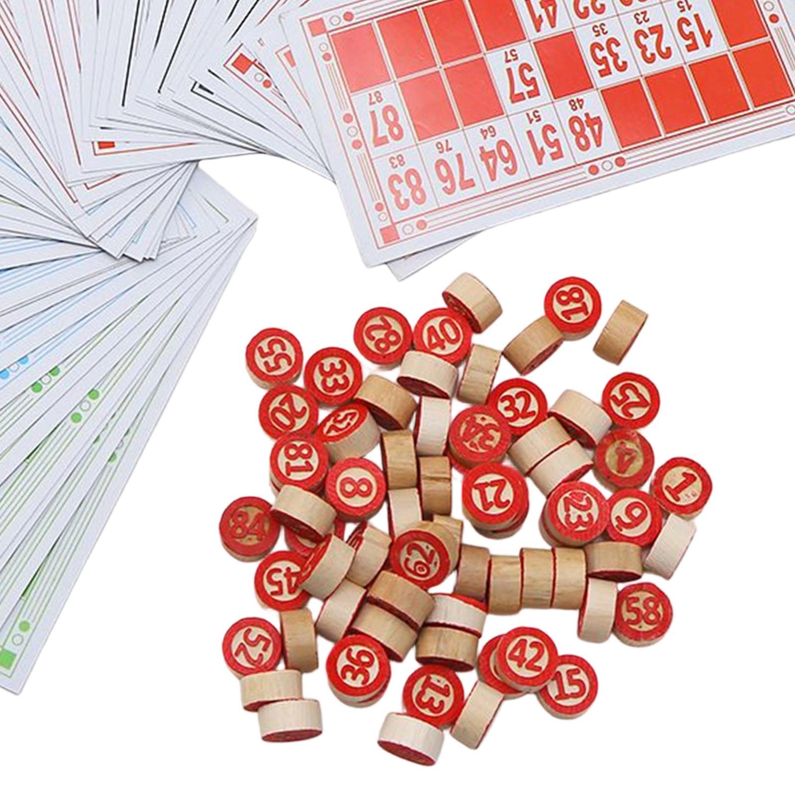 Bingo Game Wooden Funny Educat - Kids Education Group ulasan dan harga