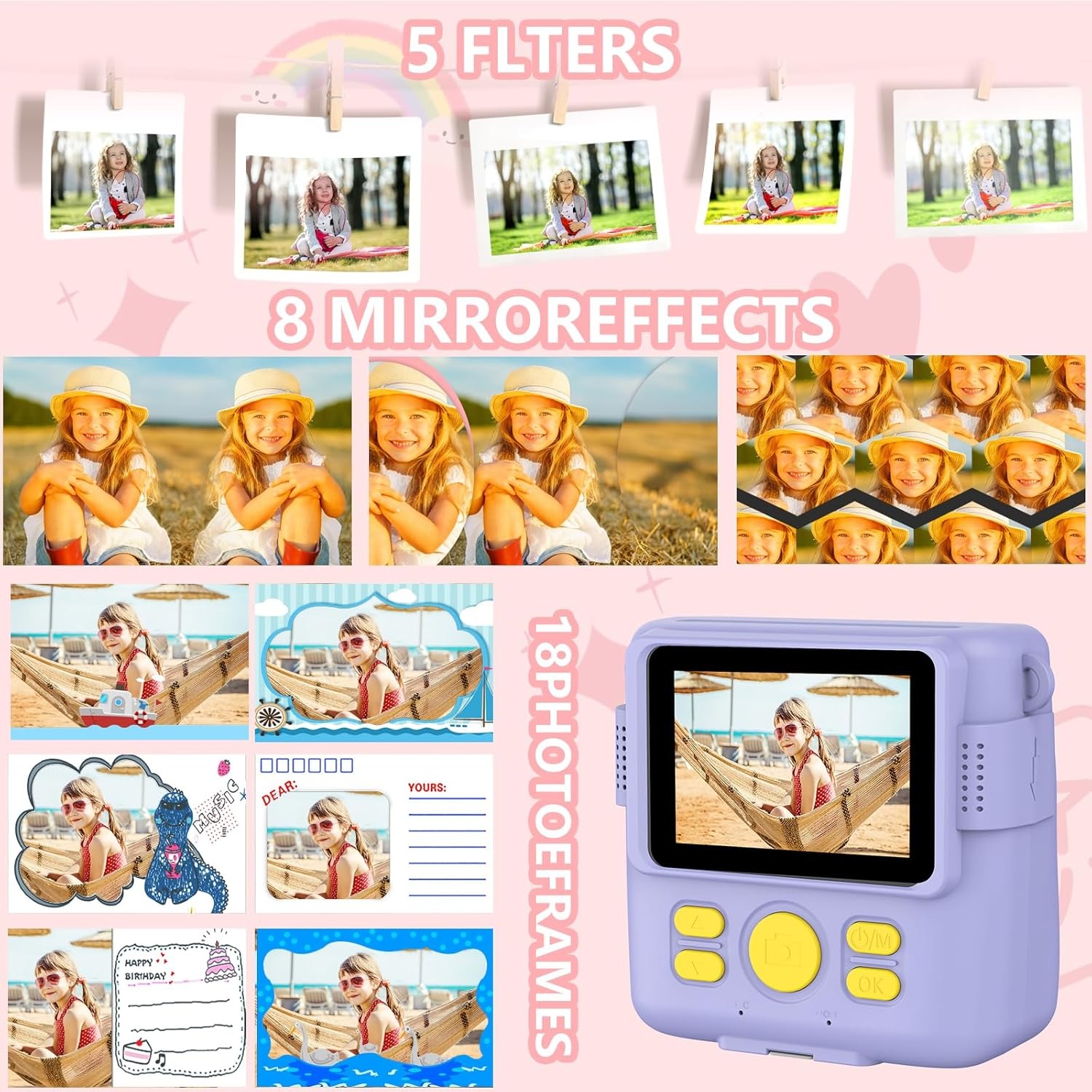 InstantPrint Camera for Kids C - Kids Physical Education Videos ulasan dan harga