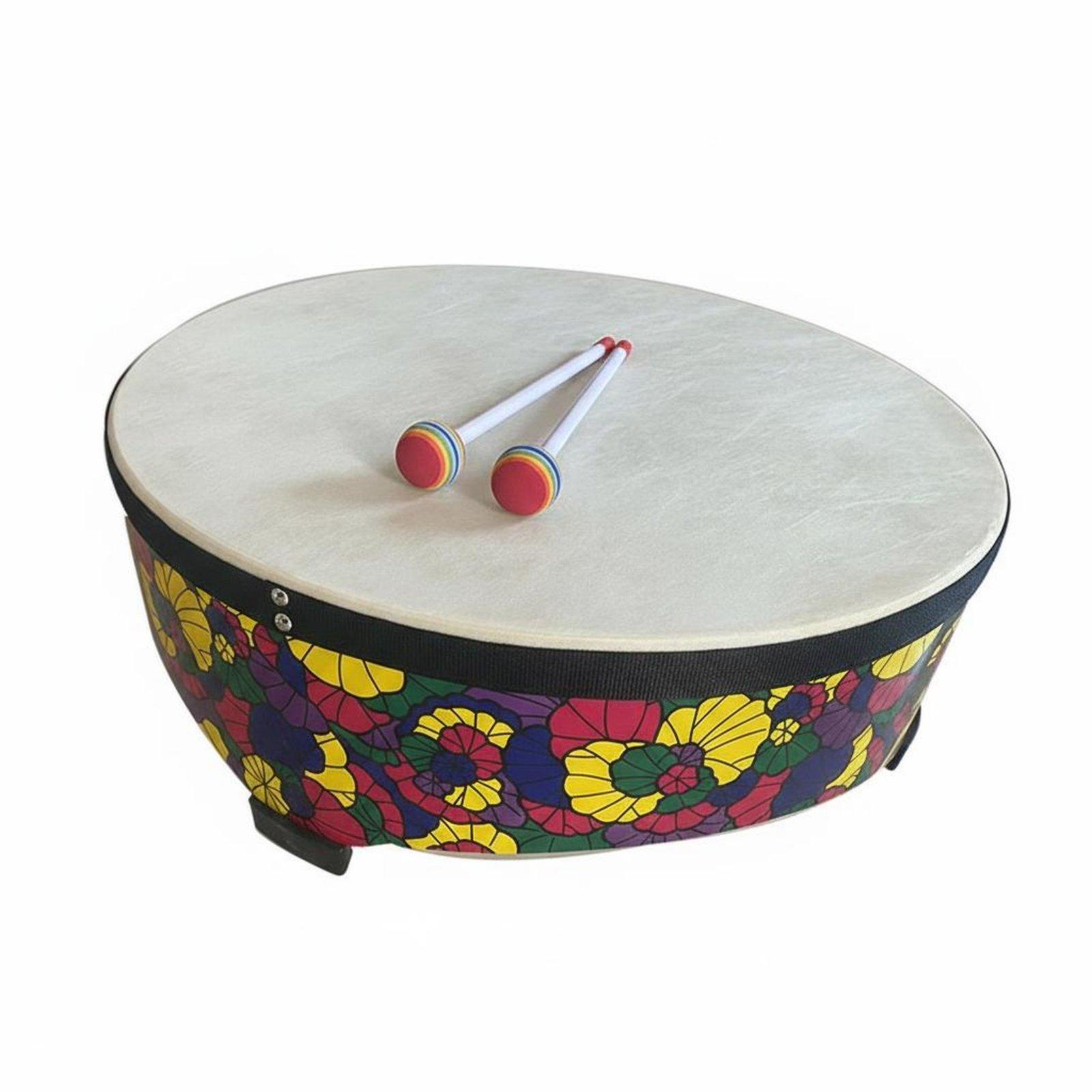 22 Inch Wooden Kids Floor Drum - Kids Education Group ulasan dan harga
