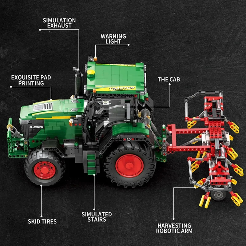 1664PCS Agricultural Tractor B - Kids Education Free App ulasan dan harga