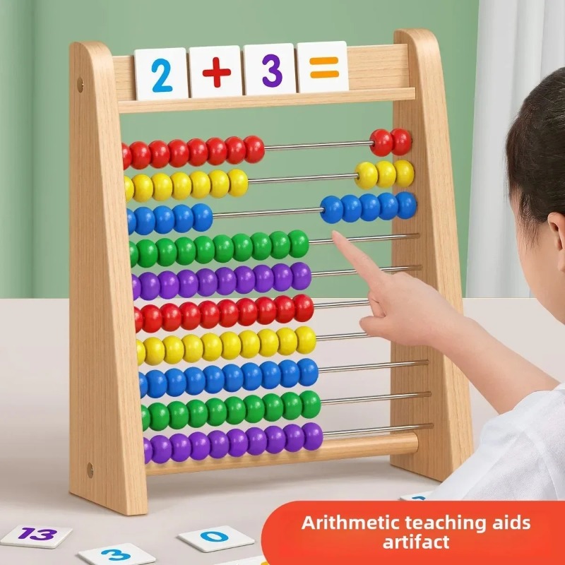 Wooden Abacus Educational Math - Abacus Counting Bead ulasan dan harga