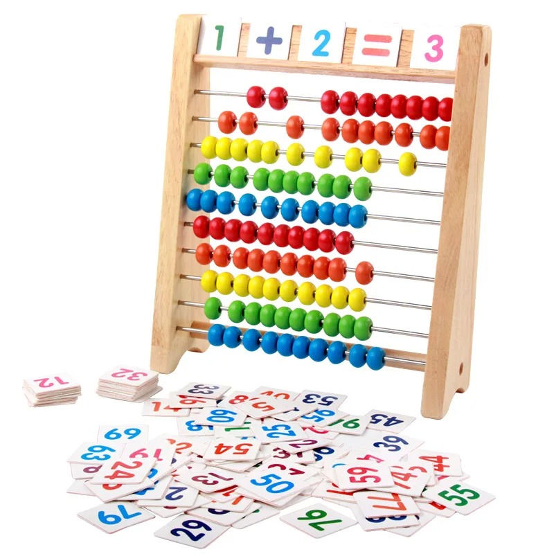 Wooden Abacus Educational Math - Abacus Counting Bead ulasan dan harga