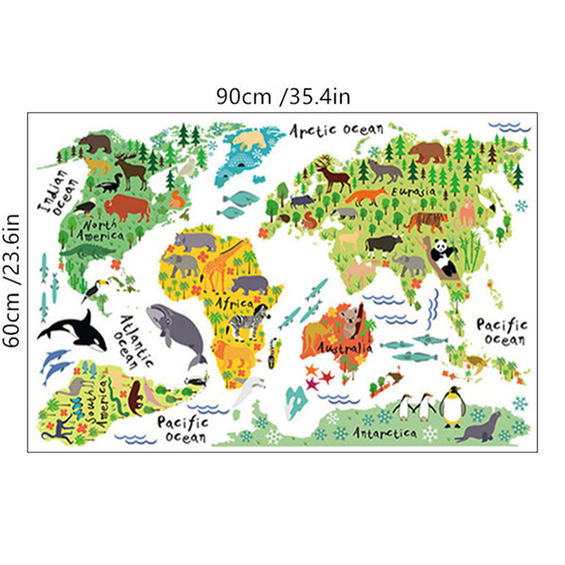 Cartoon Animal Territory Map V - Puzzle Map World ulasan dan harga