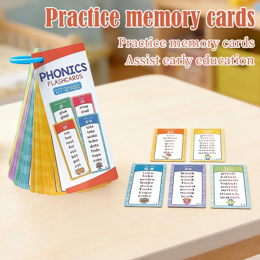 Phonics Flashcards Set, 60pcs  - Kids Education Group ulasan dan harga
