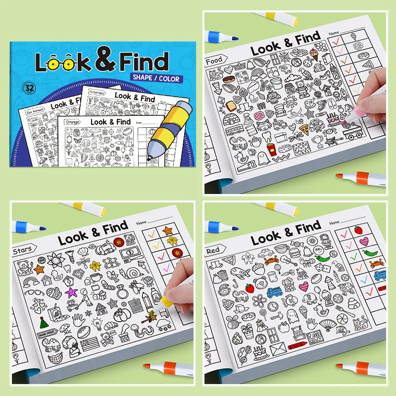 Children's Search Activity Boo - Kids Early Education ulasan dan harga