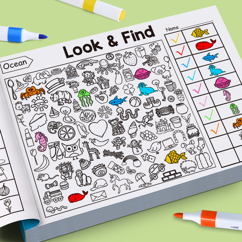 Children's Search Activity Boo - Kids Early Education ulasan dan harga